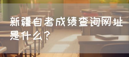新疆自考成绩查询网址是什么？